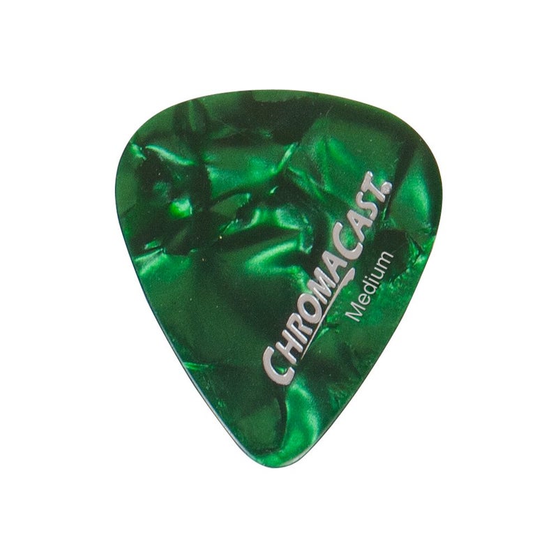 ChromaCast Pearl Celluloid Guitar Pick 10 Pack, Medium Gauge (.73mm) - Image 5